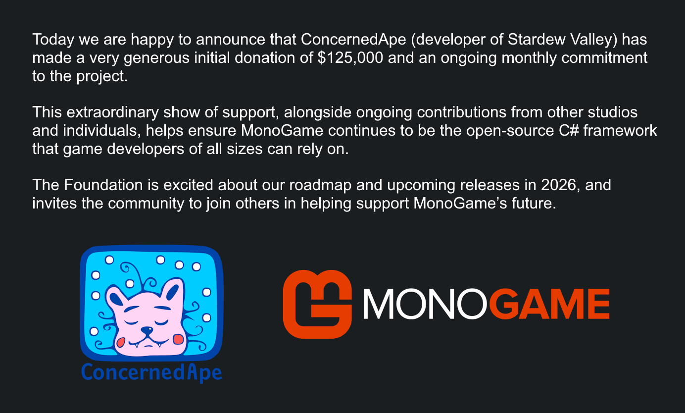 New Sponsor Announcement